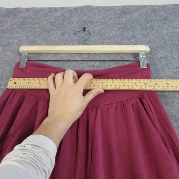 Quince Women's French Terry Modal Wide Leg Pants Smocked Waist Rose Medium 502 - Picture 10 of 13